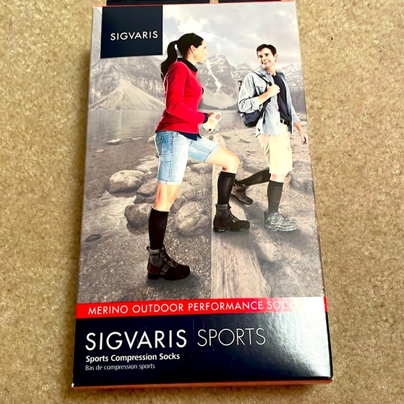Sigvaris sports merino compression socks nwt - Picture 1 of 4